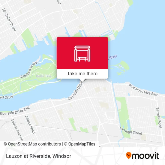 Lauzon at Riverside map