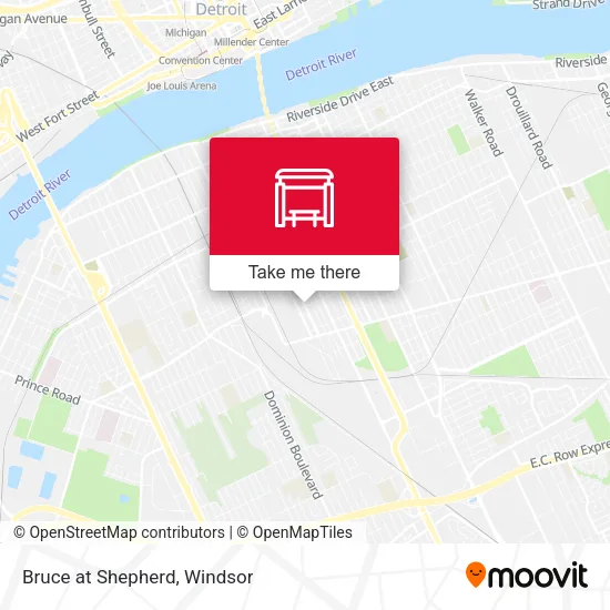 Bruce at Shepherd map