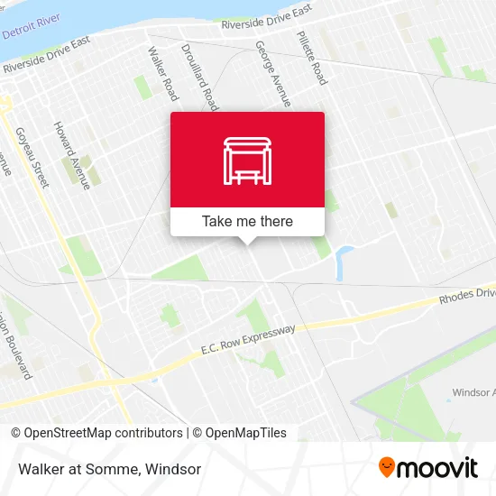 Walker at Somme map