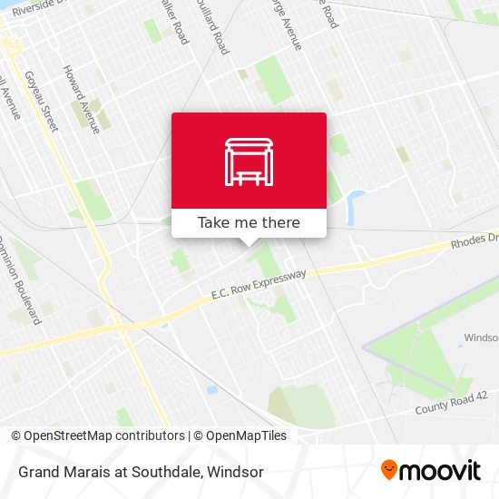 Grand Marais at Southdale map