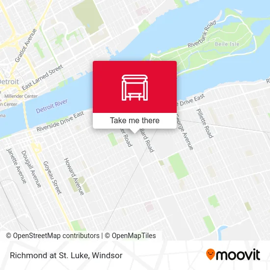 Richmond at St. Luke map