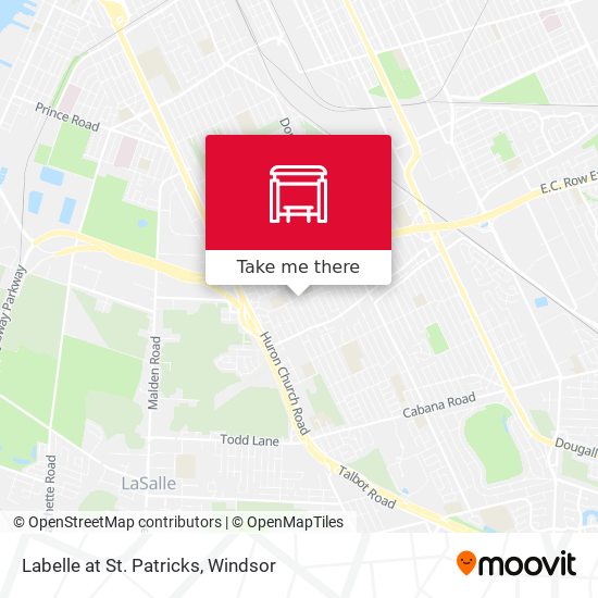 Labelle at St. Patricks map