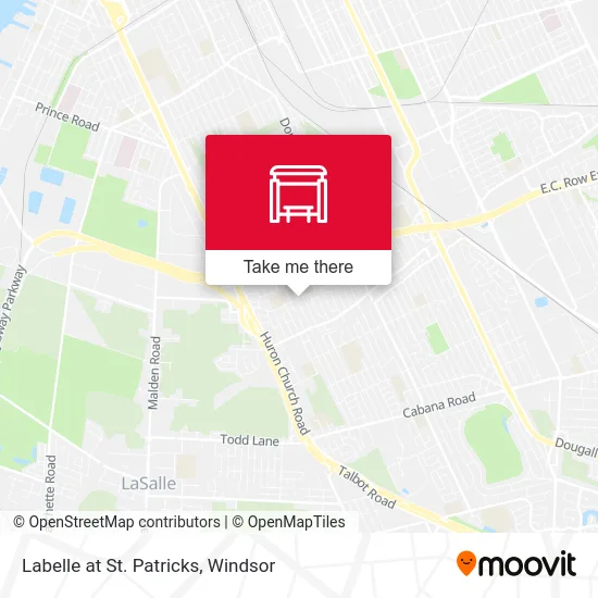 Labelle at St. Patricks map