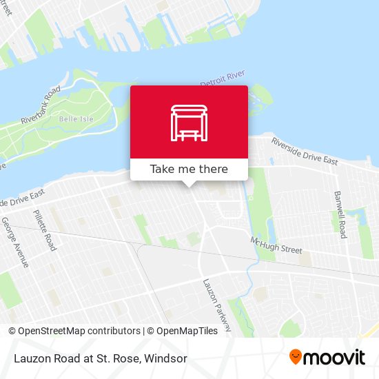 Lauzon Road at St. Rose map