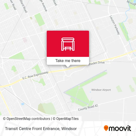 Transit Centre Front Entrance map