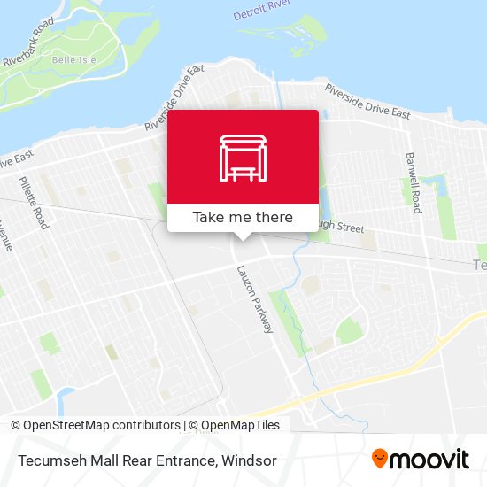 Tecumseh Mall Rear Entrance plan
