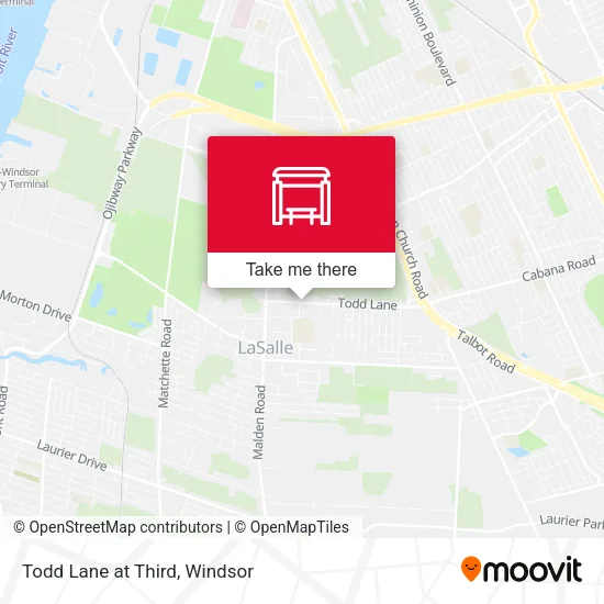 Todd Lane at Third map