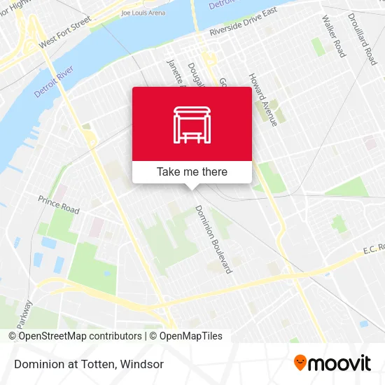 Dominion at Totten map