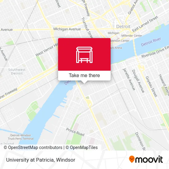 University at Patricia map