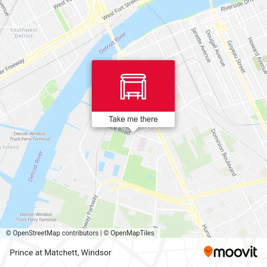 Prince at Matchett map