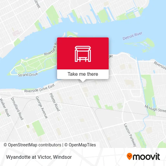 Wyandotte at Victor map