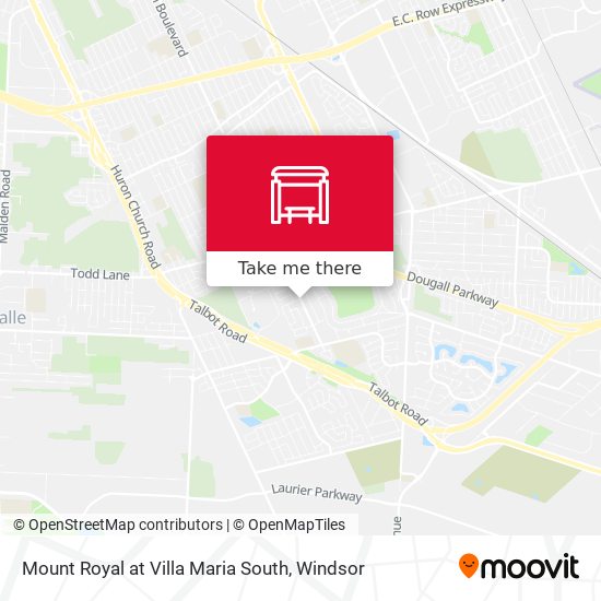 Mount Royal at Villa Maria South map