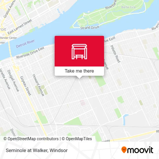 Seminole at Walker map