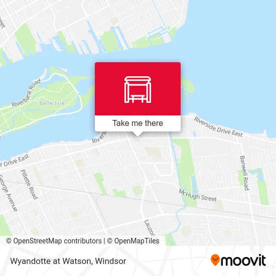 Wyandotte at Watson map