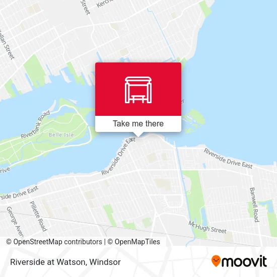 Riverside at Watson map