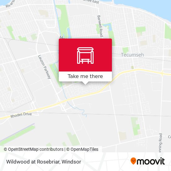 Wildwood at Rosebriar map
