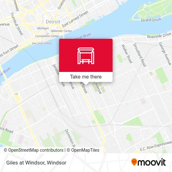 Giles at Windsor map