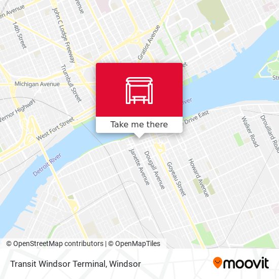 Transit Windsor Terminal map