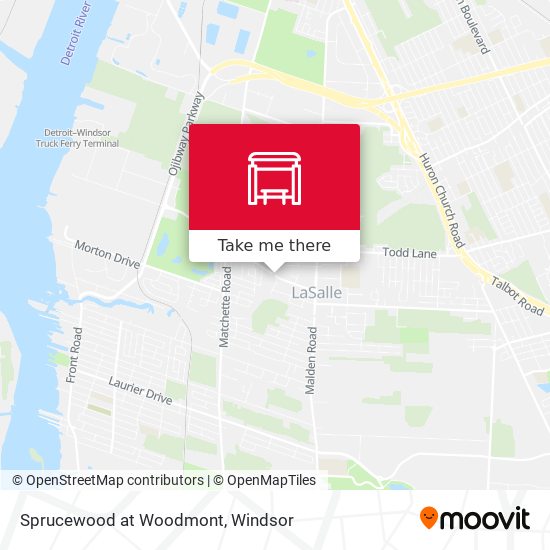 Sprucewood at Woodmont map