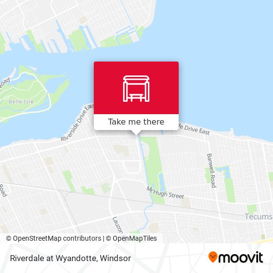 Riverdale at Wyandotte map