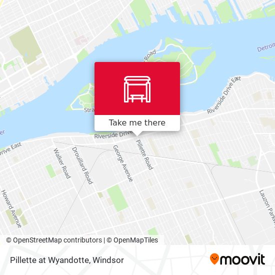Pillette at Wyandotte map