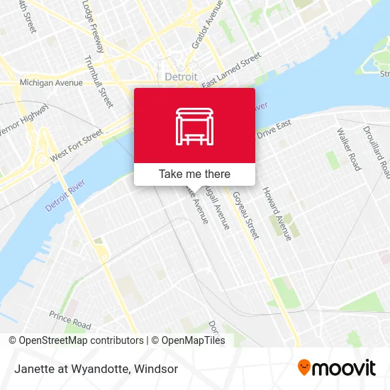 Janette at Wyandotte map