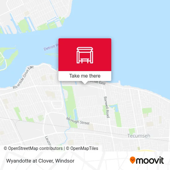 Wyandotte at Clover map