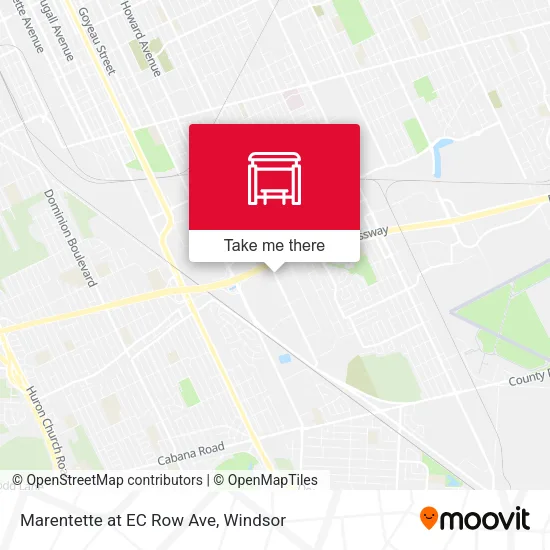 Marentette at EC Row Ave map