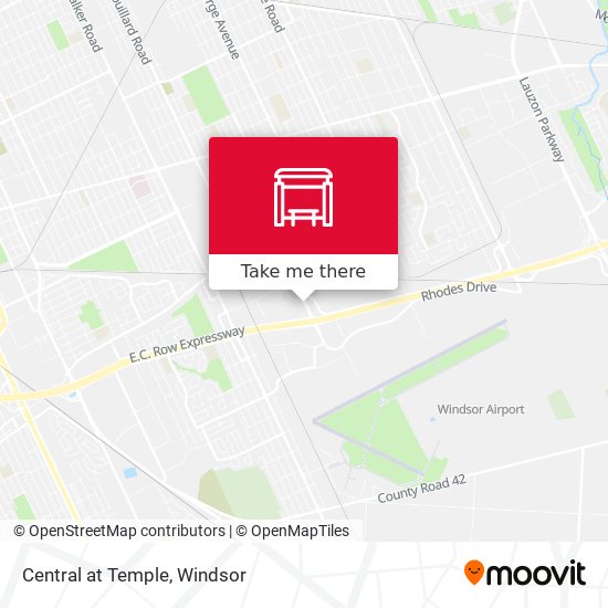 Central at Temple map