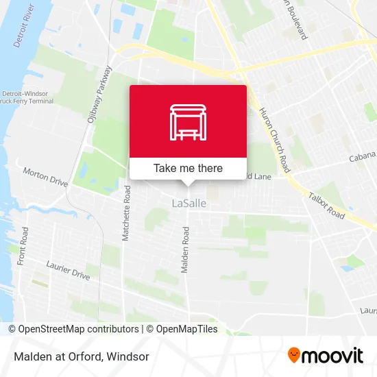 Malden at Orford map