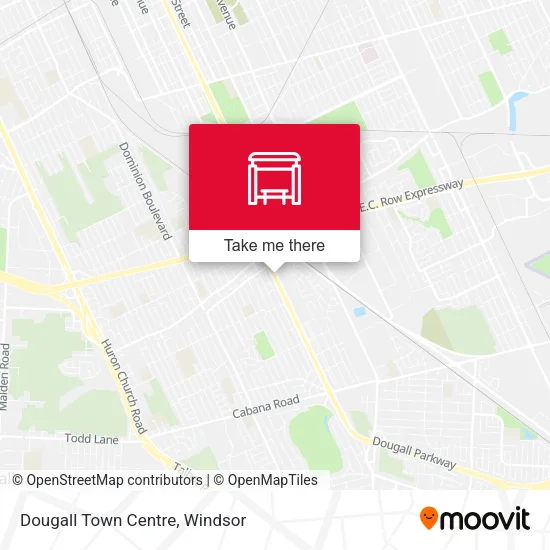 Dougall Town Centre map