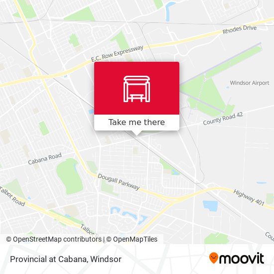 Provincial at Cabana map