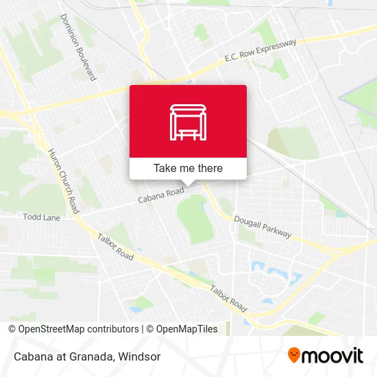 Cabana at Granada map