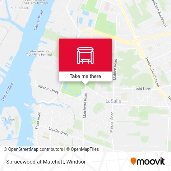 Sprucewood at Matchett map