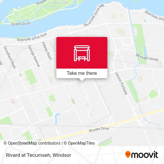 Rivard at Tecumseh map