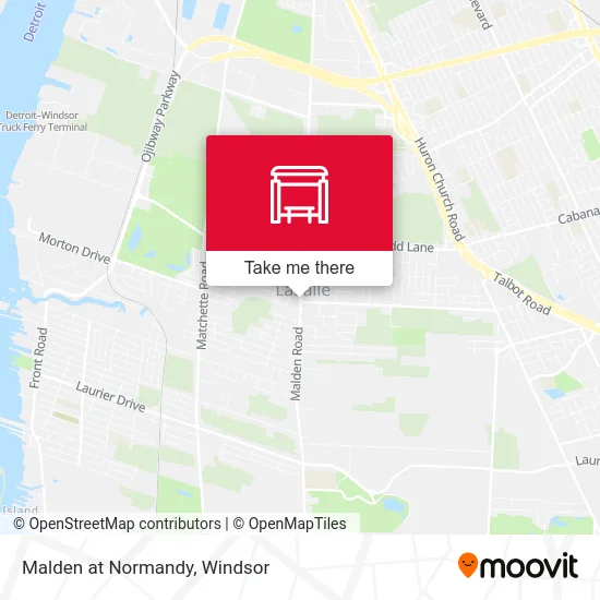 Malden at Normandy map