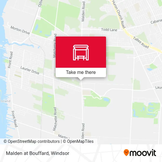 Malden at Bouffard map