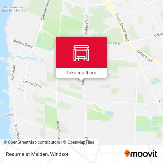 Reaume at Malden plan