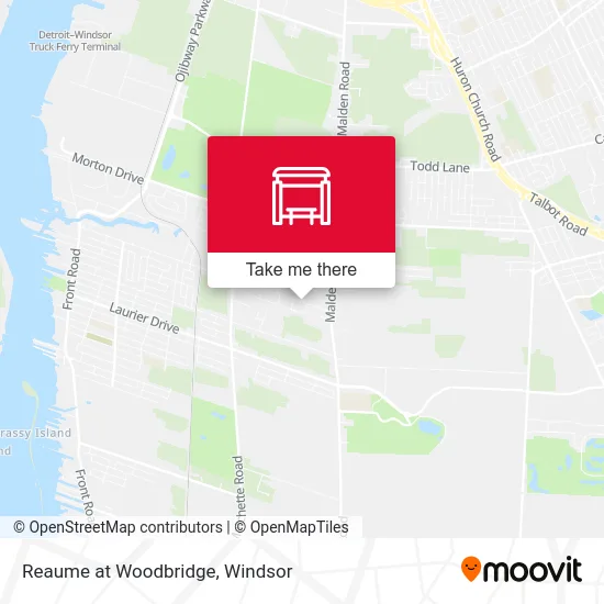 Reaume at Woodbridge map