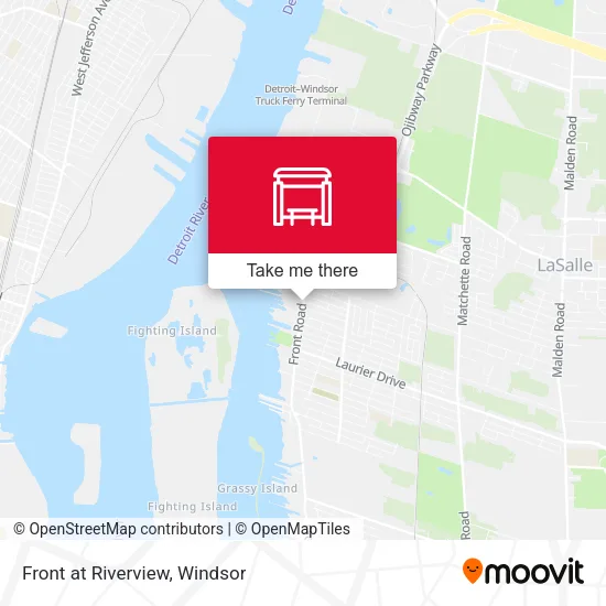 Front at Riverview map