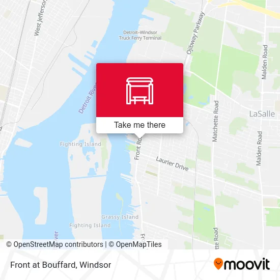 Front at Bouffard map