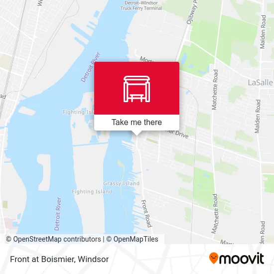 Front at Boismier map