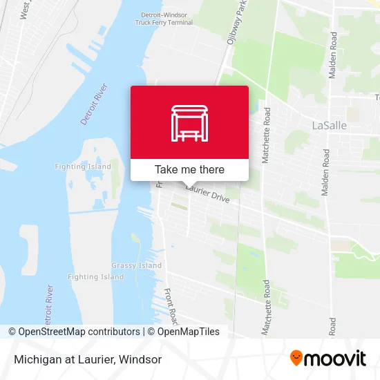 Michigan at Laurier map