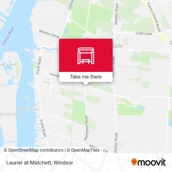Laurier at Matchett map