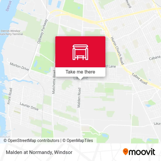 Malden at Normandy map