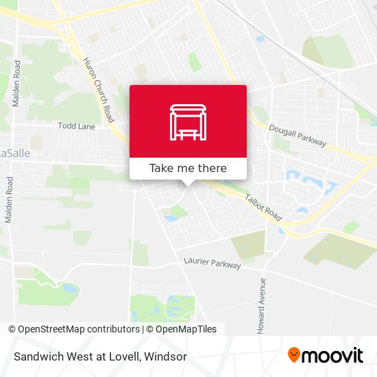 Sandwich West at Lovell map