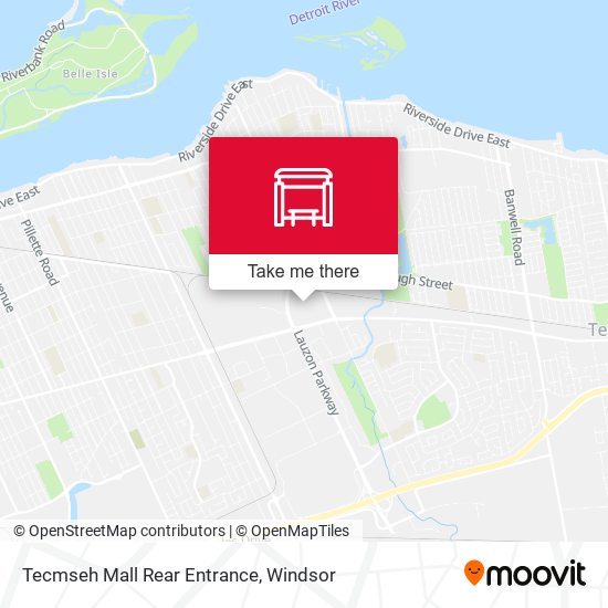 Tecmseh Mall Rear Entrance plan