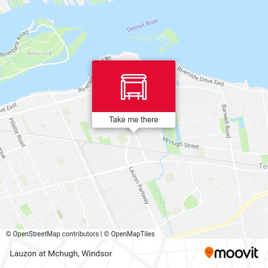 Lauzon at Mchugh map