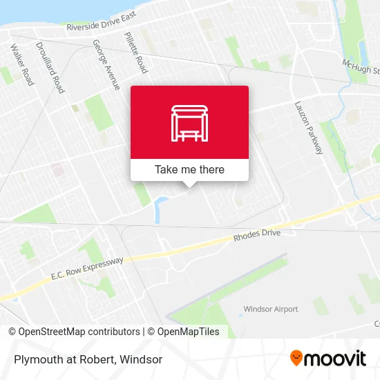 Plymouth at Robert map