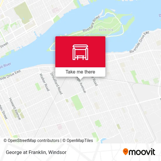 George at Franklin map